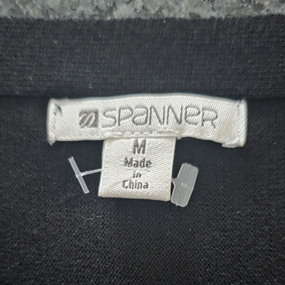 Spanner Rhinestone And Pearl Embellishment Sweater Sz Medium - Picture 5 of 8